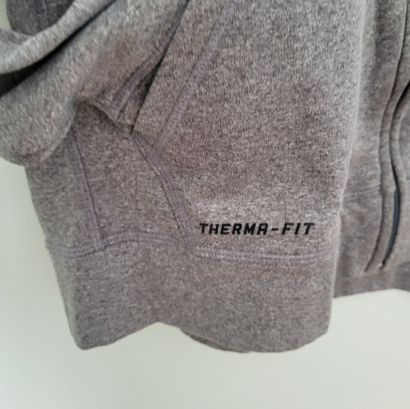 Nike Therma-Fit Men's Large Manny Pacquiano MP Full Zip Hooded Jacket Gray - Picture 5 of 8